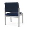 Lesro Lenox Armless Guest Chair, 22.5 in W 24.5 in L 32 in H LS1102 - alternate 2